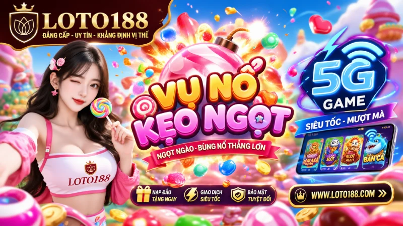 Vụ Nổ Kẹo Ngọt 5G Games Hấp Dẫn