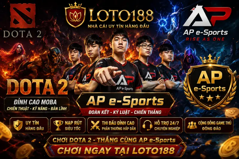 Dota2 AP E-Sports Bí Quyết Master Mọi Kèo Đấu Tại Loto188