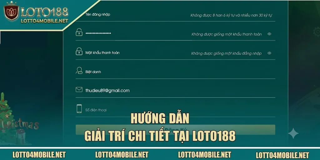 Hướng dẫn chi tiết quy trình tham gia cá cược tại LOTO188
