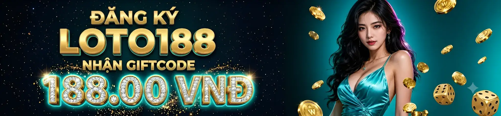 Banner chính thức cổng game LOTO188