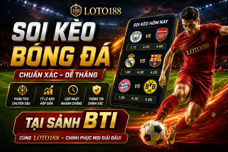 Soi kèo bóng Bti sports Loto188